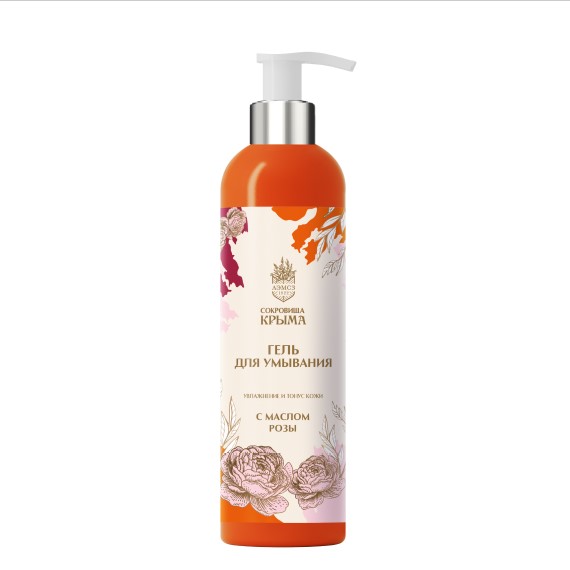 Гель для умывания Увлажнение и тонус кожи с маслом Розы 250 мл (маркировка)